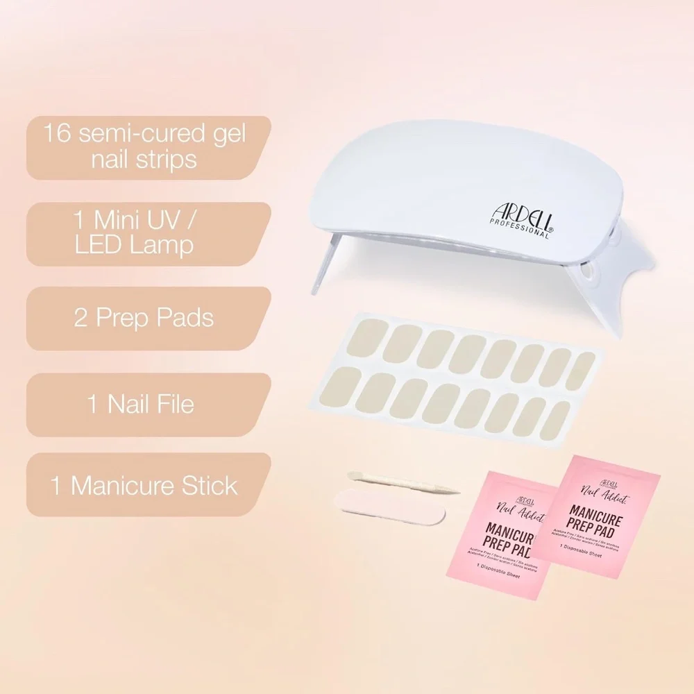 Nail Addict Gel Nail Starter Kit With LED UV Light